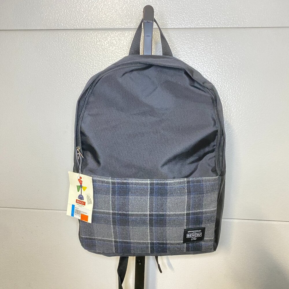 Bench/ 1987 Half Plaid School Backpack Born in Manila Philippines New with Tags